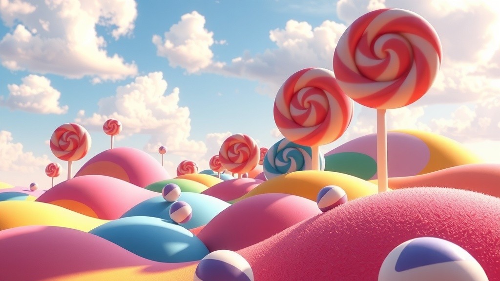 गमड्रॉप वैली की यात्रा: जादुई रेनबो बबलगम फाउंटेन की ओर