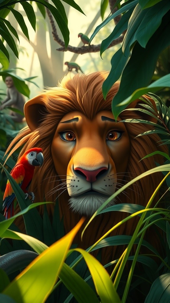 चतुर खरगोश और शेर: एक नैतिक कहानी