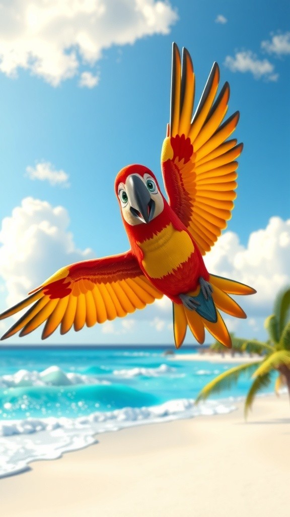 Soaring with Our Colorful Parrot: Airline Adventures