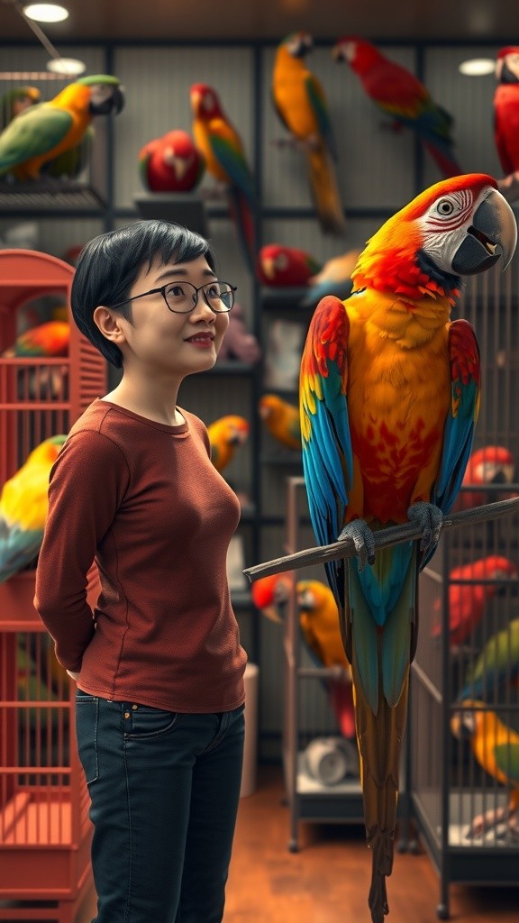 Burung Beo Pura-Pura Diam