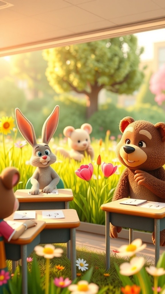 Fun with Animal Friends: Learning Addition!