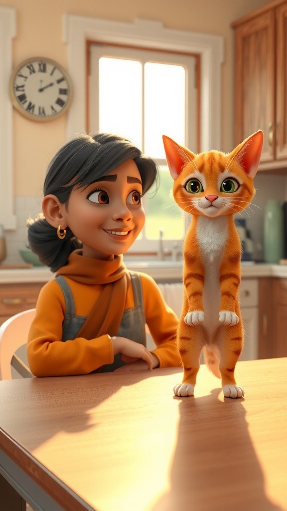 Aksi Protes Kucing Gemuk yang Cerdas