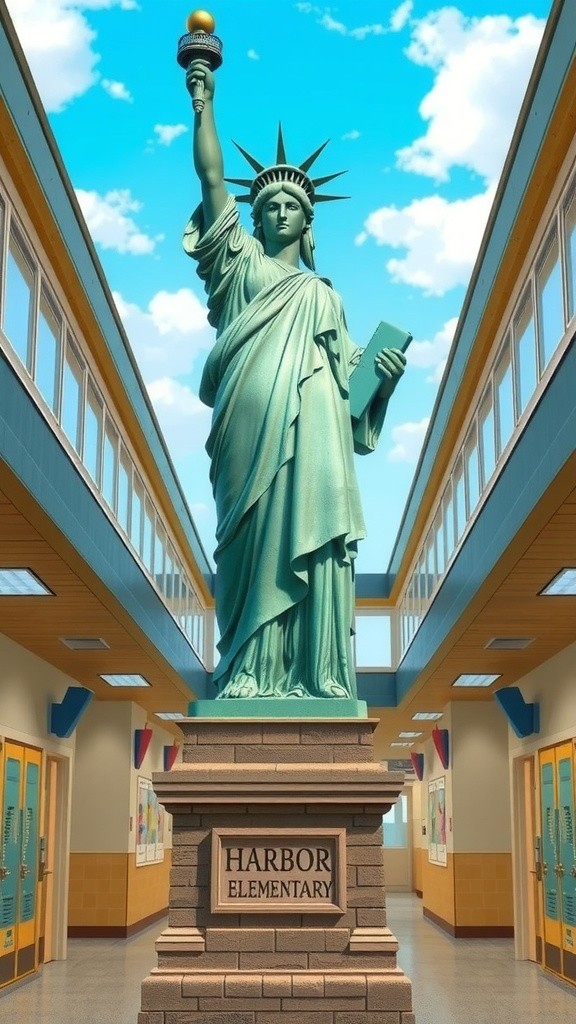 Liberty's Bright Entrance!