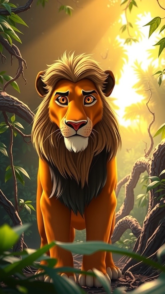 शेर और लोमड़ी की चालाकी