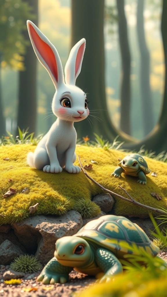 खरगोश और कछुआ की प्रसिद्ध कहानी