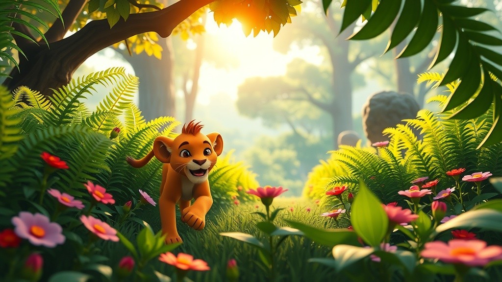 Leo the Brave Lion Cub