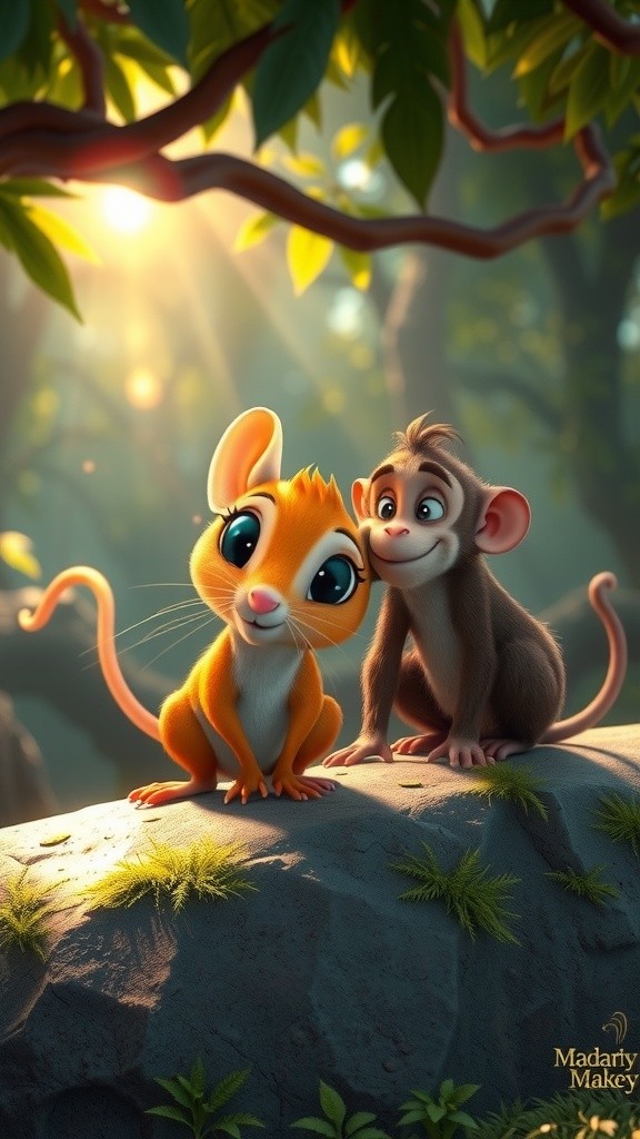 चूहा और बंदर की दोस्ती की कहानी