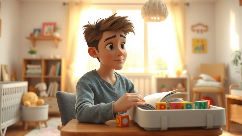 Baby Learning the English Alphabet