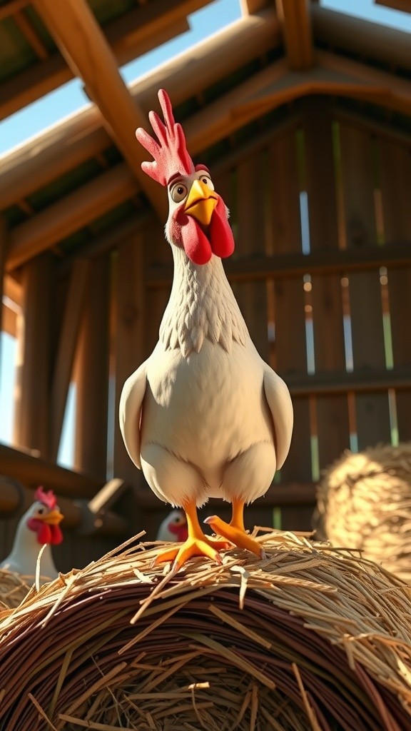 A Chicken's Journey to Fly: Gym Adventures!