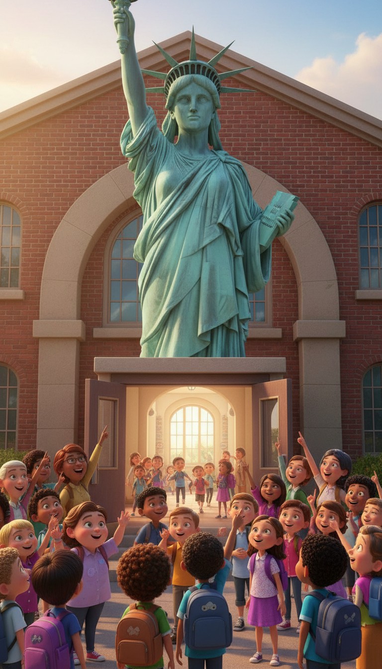 Liberty Shines in a New Classroom!