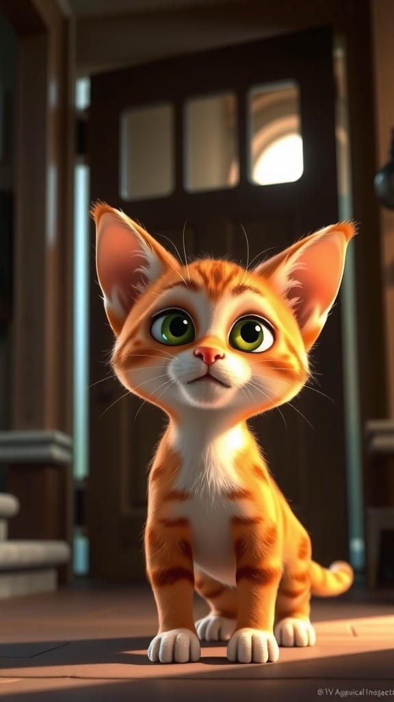 Kucing Oyen dan Bayangannya