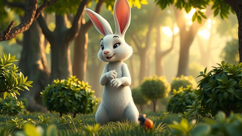 खरगोश और चींटी: मेहनत और धैर्य की कहानी