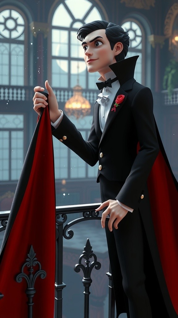 The Enigmatic Charm of Dracula: A Night's Encounter