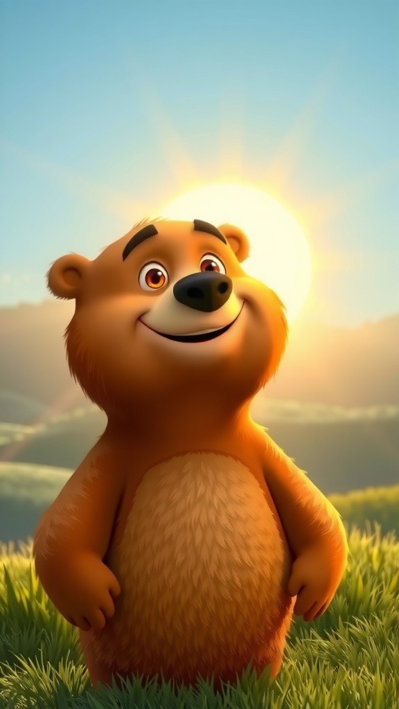 Colorful Bear Adventures: A Sunny Day!