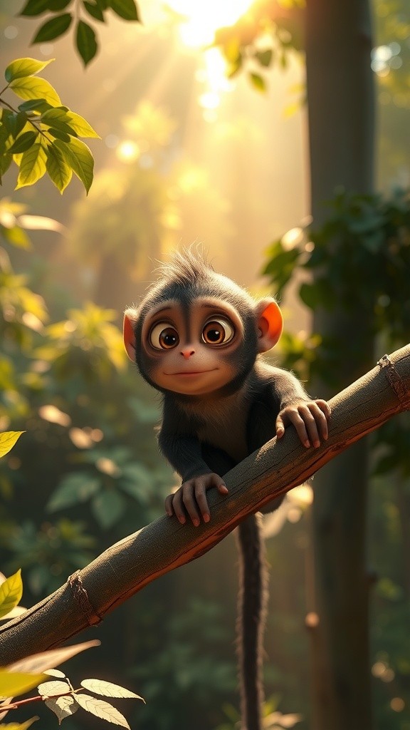 بندر اور سست لومڑی کی کہانی