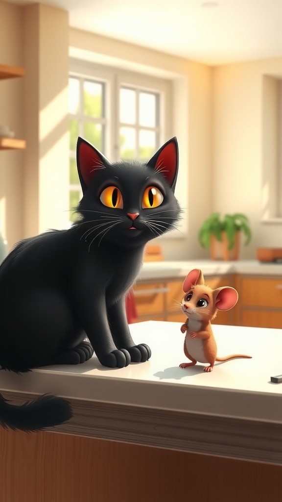 बिल्ली और चूहे की दोस्ती: एक मजेदार कहानी