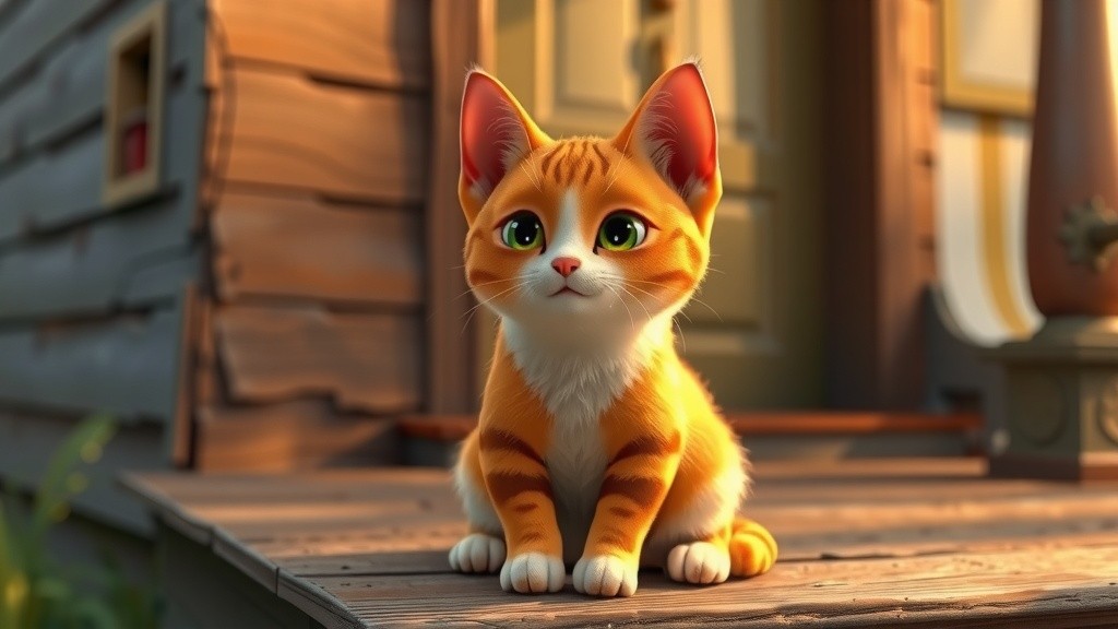 A New Friendship: The Boy and the Lonely Cat