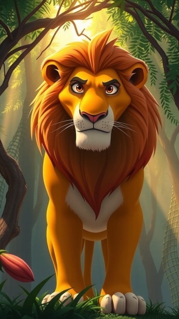 The Lion's Lesson on Sharing Water