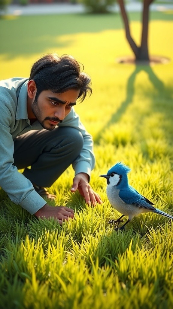 Ayaan's Kindness for the Little Bird