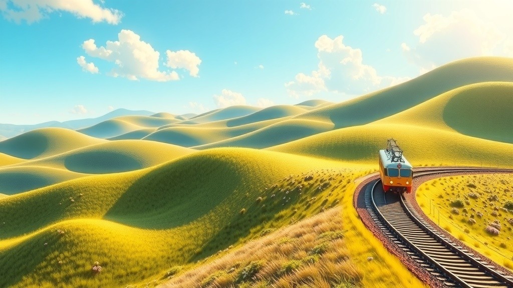 Bunny's Adventure on the Open Train