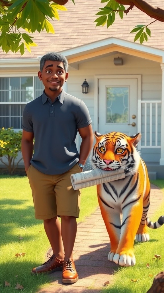 Kucing Cerdas Bawa Koran dan Tagihan!