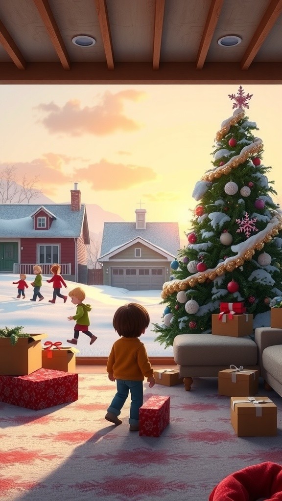 Family Holiday Decorations and Cheer!