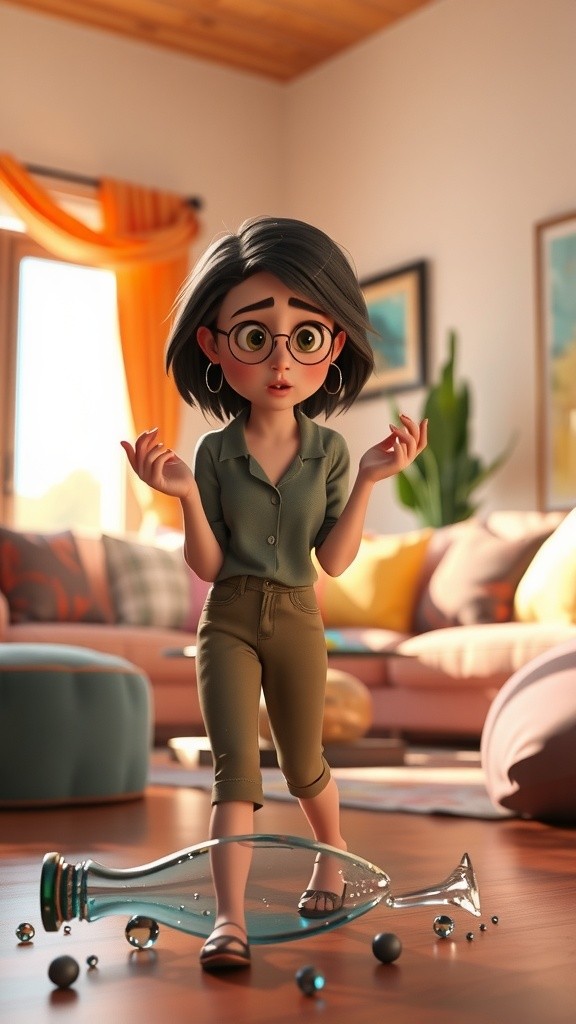 Maya's Honest Choice: The Broken Plant Adventure!