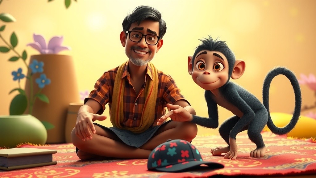 The Cap Seller's Clever Trick