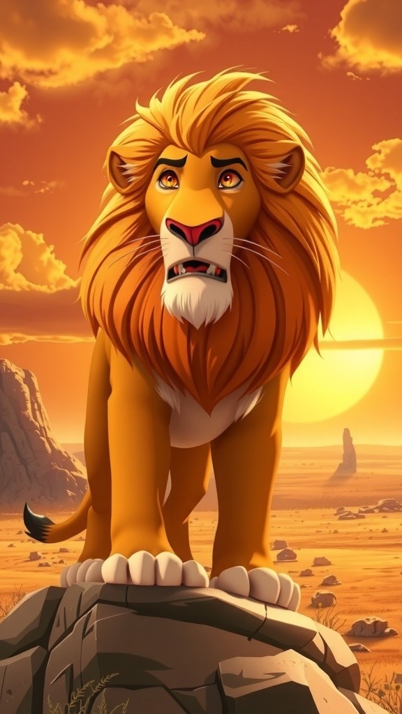 Leo: King of the Savannah's Gentle Heart