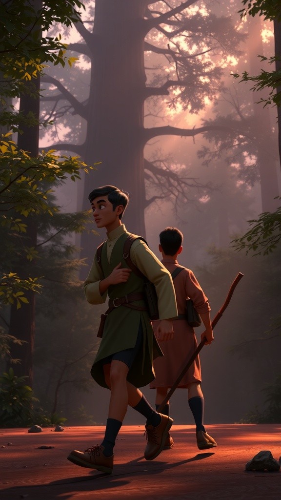 राम, लक्ष्मण और हनुमान: सीता की खोज में