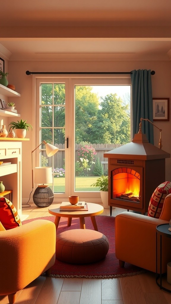 Kucing Orange Memasak untuk Keluarga