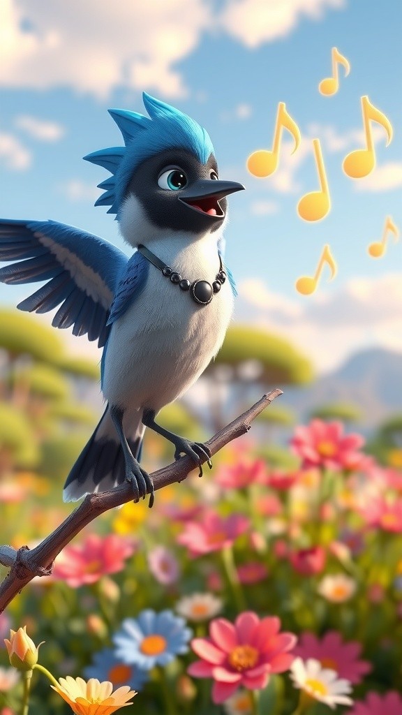 3D Animation Singing a Song