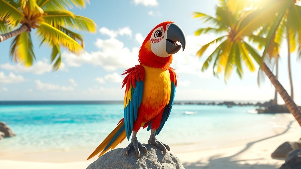 Experience Your Dream Vacation with Our Parrot!