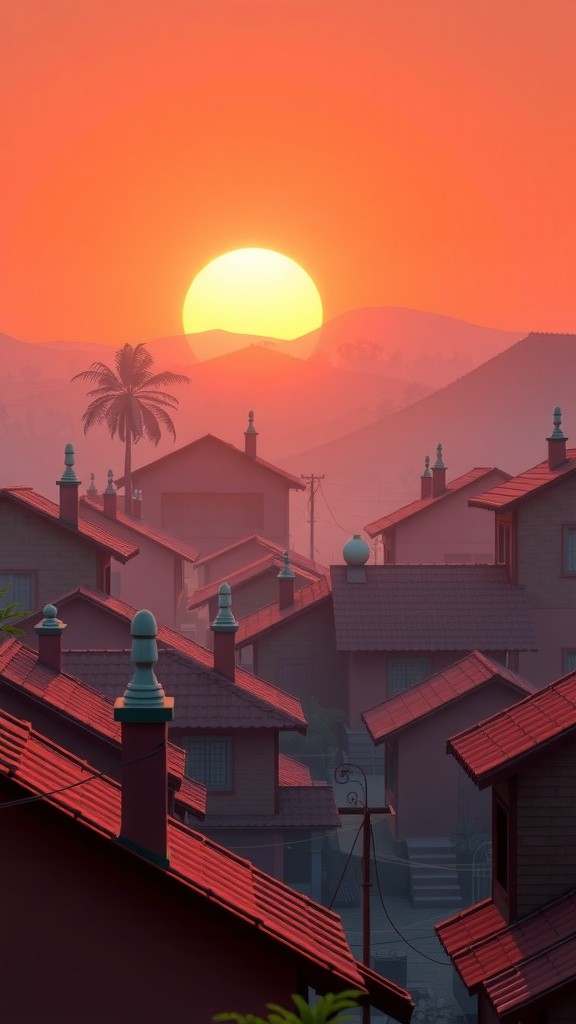 Serene Sunrise in Devpur Village