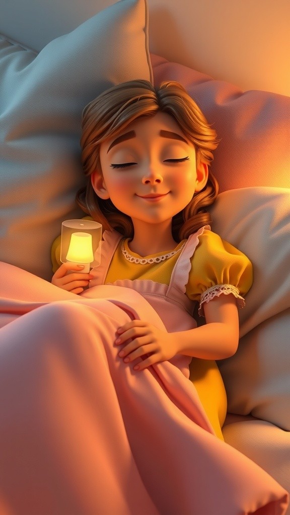 A Girl Who Sleeps in Her Mother's Bed