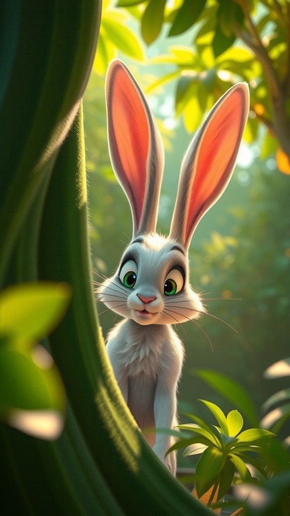 The Clever Rabbit and the Hungry Lion