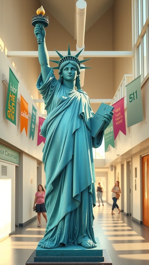 Liberty Brightens Her First Day!