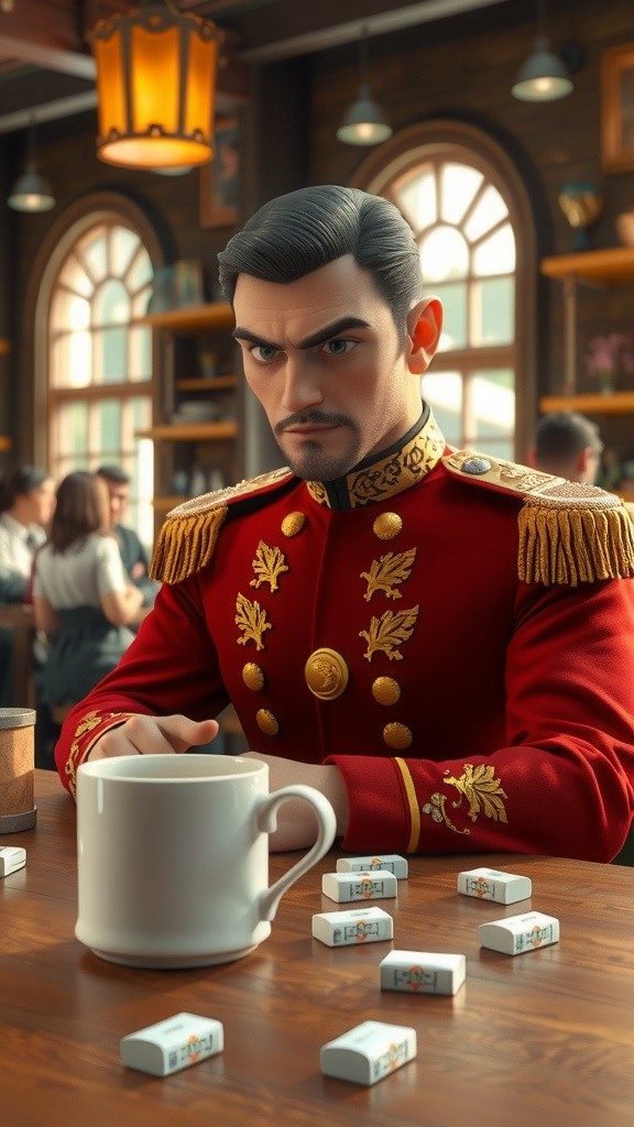 Sugar Chaos: A Coffee Shop Mishap