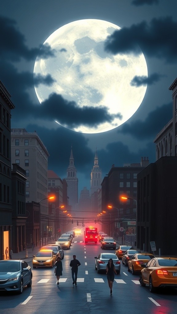 A Moon is Coming to Earth: Fear and Panic!