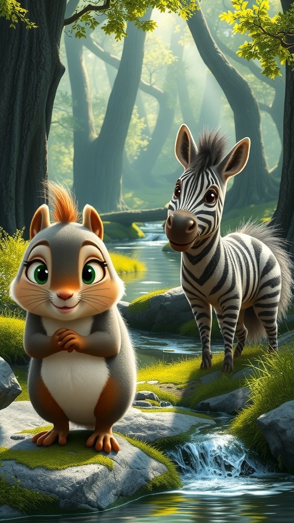 آتش سوزی جنگل و تلاش حیوانات برای نجات