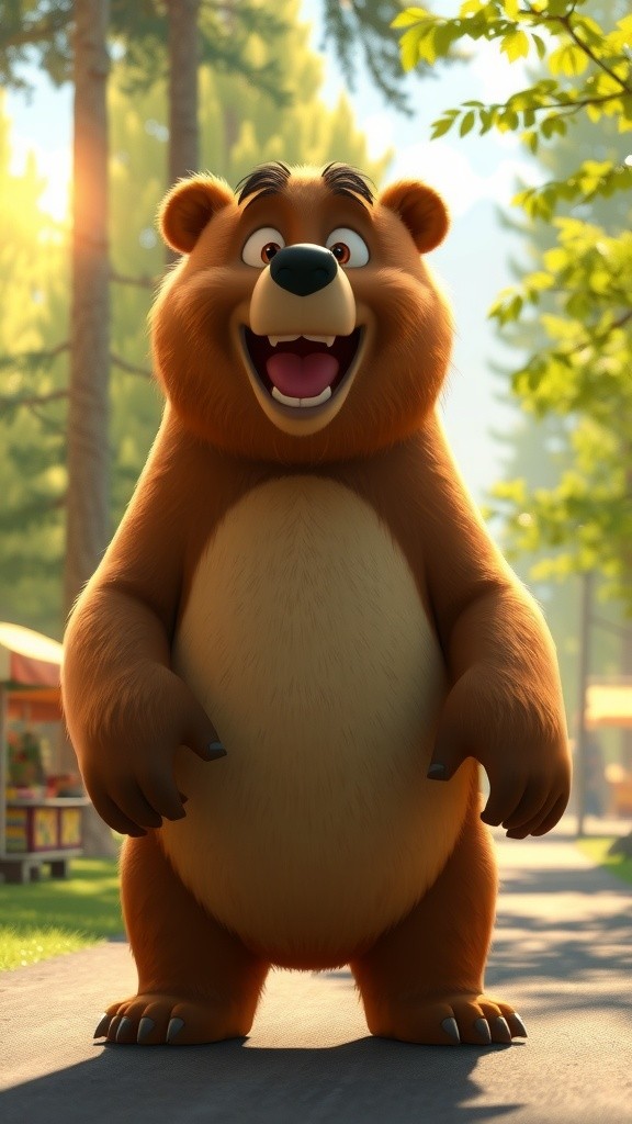 Petualangan Beruang di Pasar Hutan