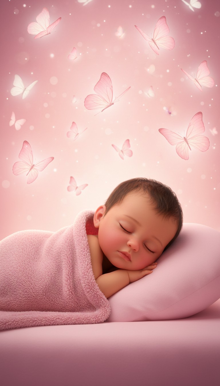 Masoom Larki aur Chamakte Hue Butterflies