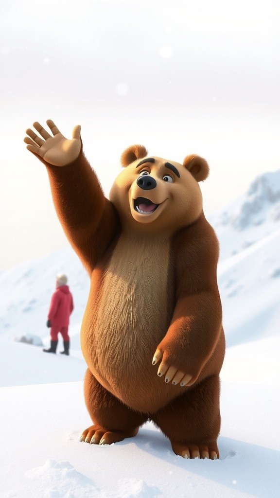 Winter Skiing Adventures of Polar Bears!