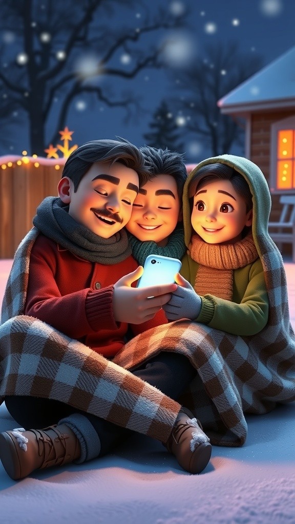 Santa's Magical New Year Gift Distribution