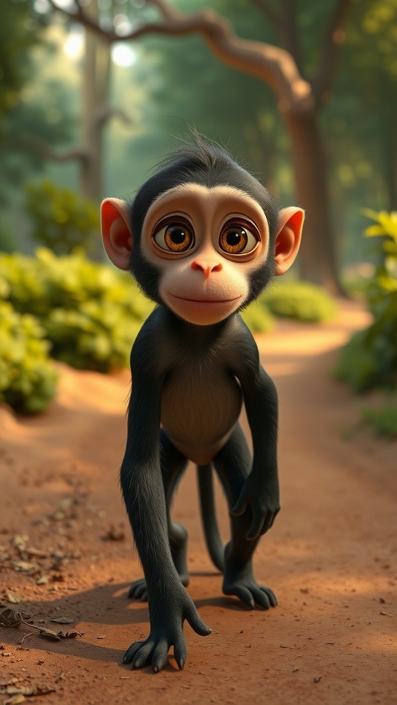 The Lonely Monkey's Struggle