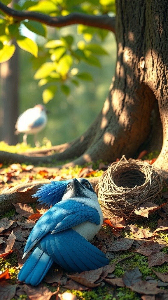 Burung Terbang karena Takut