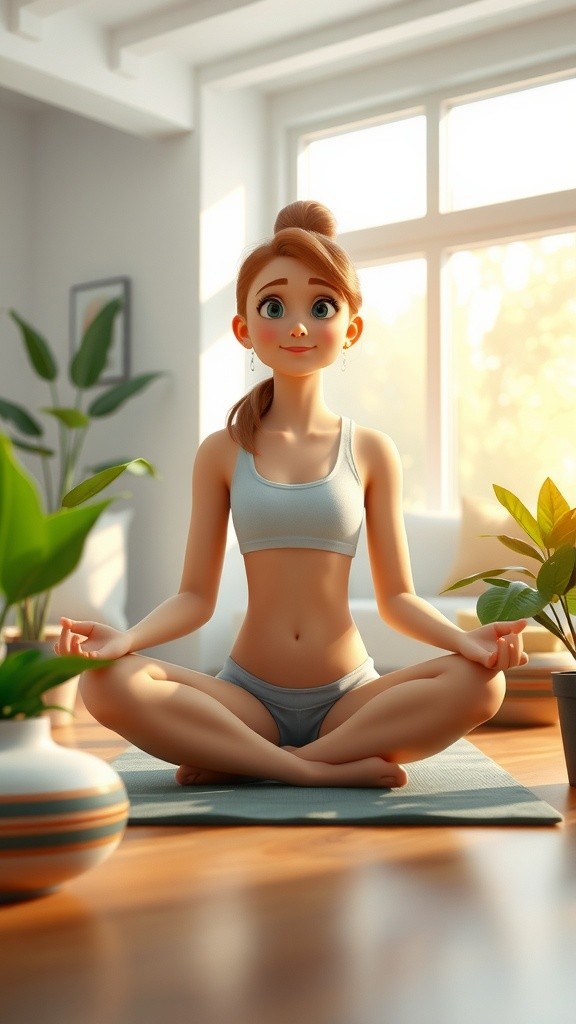 Demonstration of Yoga for Humans