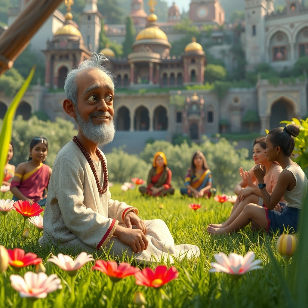 श्री कृष्ण और नारद मुनि की वार्ता