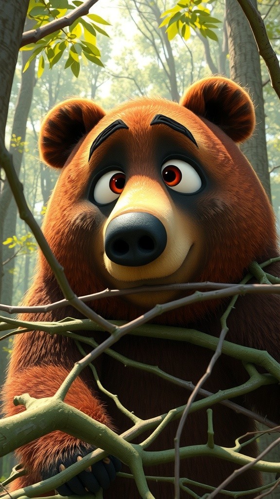 Ohh No! Bear Stuck in Trunk!