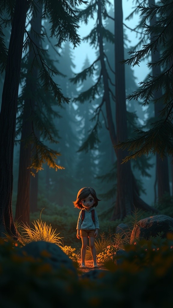 Cahaya di Kegelapan Hutan